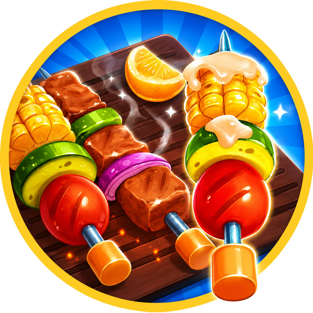 Food Sizzle: Grill Sort icon
